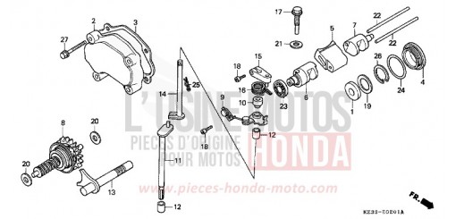 EXHAUST VALVE CR250RS de 1995